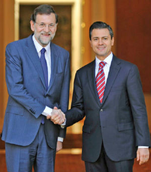 Enrique Pea Nieto visit Espaa como presidente electo