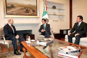 La ma�ana de ayer el presidente Enrique Pe�a Nieto recibi� en Los Pinos al gobernador Fausto Vallejo