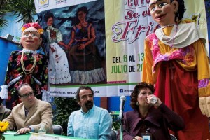 Conferencia de prensa para anunciar las actividades por el aniversario luctuoso de la pintora. Mauri