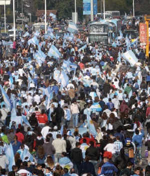 Emotiva recepci�n para los subcampeones