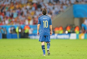 Messi otra vez queda corto en un Mundial Messi otra vez queda corto en un Mundial