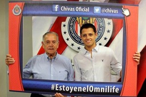 Tom�s Balc�zar, y su nieto, Javier 'Chicharito' Hern�ndez estar�n en el Omnilife