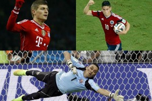Combo triple: James, Kroos y Navas al Real Madrid Toni Kroos y James Rodrguez al mediocampo; Keylor Navas, el nuevo arquero