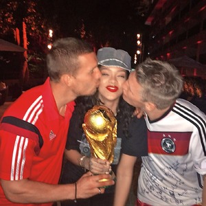 Rihanna presume la Copa del Mundo