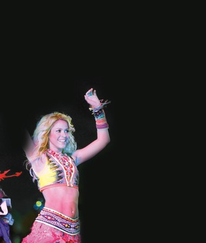 Shakira, la tricampeona