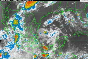 Se esperan lluvias fuertes a muy fuertes en los estados del occidente, centro y sur del territorio n