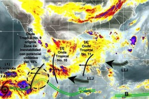 El Sinaproc advirti de lluvias intensas en el centro-occidente, noreste y sierras del sur de Michoa