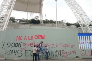 Los mensajes en el auditorio del Fortn fueron 