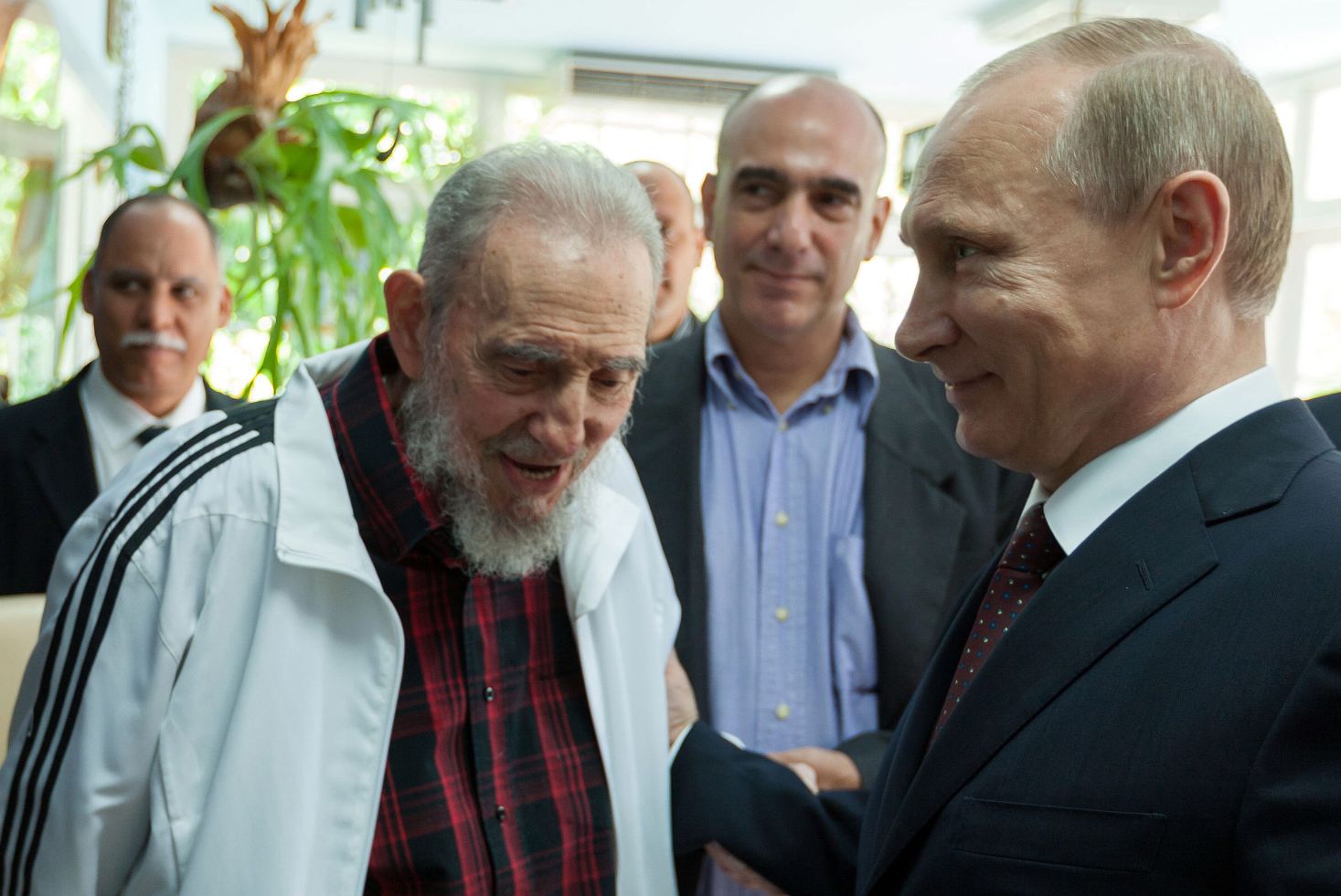 El presidente ruso, Vladimir Putin, se reuni� el viernes en Cuba con Ra�l Castro