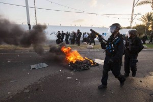 Escenario en los ltimos das de violentas protestas por parte de vecinos palestinos del este de la 