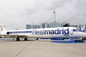 La aeronave del Real Madrid, bautizada como La Saeta, tena la matrcula EC-JQV
