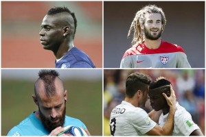 LOOK. El mohicano se hace cada vez ms popular entre los jugadores. Los portadores de este estilo en Brasi
