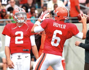 Manziel se queda en la banca de Cleveland