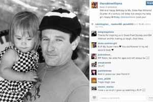 El actor public una foto cuando su hija era una pequea nia, recientemente, la joven cumpli 25 a