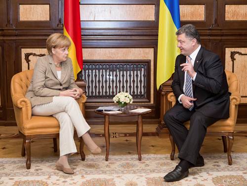 La visita de Merkel a la capital ucraniana coincide con un nuevo aumento de la tensin entre Kiev y 