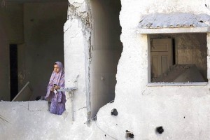 <b>Testimonio.</b> Gaza es como una mujer triste que se inflama