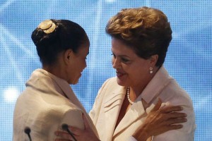 Silva (izq) sera la primera presidenta negra de Brasil, la primera jefa de Estado de confesin evan