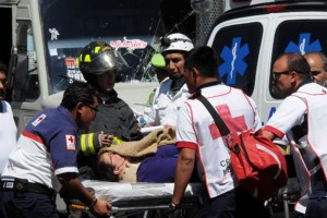 Choque de microbs en la Miguel Hidalgo deja siete lesionados Los lesionados fueron trasladados al hospital de la Cruz Roja de Polanco