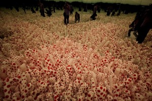 El esperado arte de Yayoi Kusama debuta en Mxico En conjunto son ms de un centenar de obras creadas entre 1949 y 2013 por una de las artistas ms si