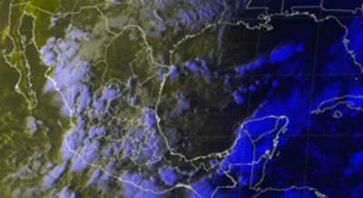 La zona de baja presin se localiz aproximadamente a 335 km al sur-suroeste de Lzaro Crdenas, Mic