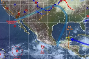 El potencial de lluvias persistir en casi todo el pas, principalmente en los estados de Guerrero, 