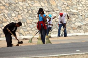 Las personas trabajar�n en la limpieza de las calles y mejoramiento de la imagen urbana
