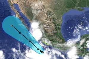 Odile cambi su trayectoria y ahora se desplaza hacia el oeste a 2 kilmetros por hora, ms lejos de