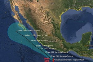 La tormenta tropical Polo ha provocado inundaciones y derrumbes en Oaxaca