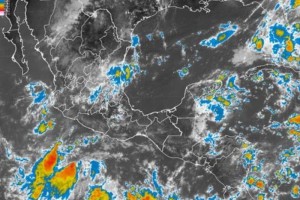 Para Tlaxcala se espera cielo nublado a medio nublado y alta probabilidad de lluvias fuertes, al igu