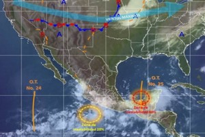 Lluvias torrenciales en Tamaulipas, Veracruz y San Luis Potos, por la Tormenta Tropical Dolly