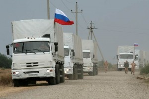 Segn medios, a Lugansk han llegado 70 de los cerca de 200 camiones que componen el convoy humanitar