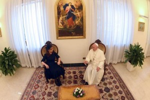 Cristina explic que coment el tema con el papa Francisco a quien inform que ella recibi alguna a