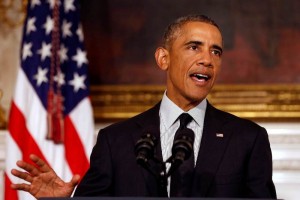 Obama habl en la Casa Blanca poco despus que el Congreso diera su aprobacin final a su plan de en