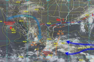 La onda tropical nmero 28 causarn lluvias fuertes a muy fuertes con tormentas elctricas en los es