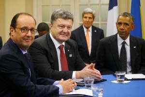 Poroshenko recibi este jueves apoyo de lderes occidentales en una cumbre de la OTAN