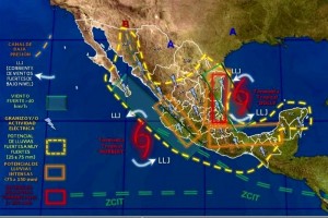 Conagua inform que se prev que Dolly toque tierra esta noche entre Veracruz y Tamaulipas