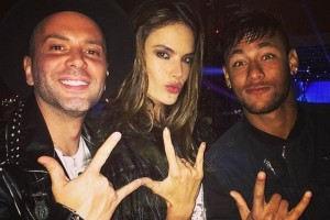 Neymar y Ambrosio coincidieron en Mil�n