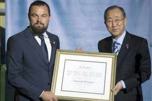 El actor de la ONU pide por el clima