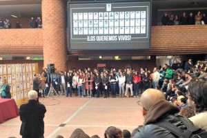 Se suma la Ibero a reclamo por normalistas desaparecidos Se suma la Ibero a reclamo por normalistas desaparecidos