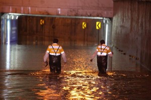 El Sistema de Aguas de la Ciudad de M�xico (Sacmex) report� 17 encharcamientos y que en 10 demarcaci