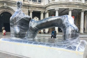 Ante el paso de la marcha se tomaron medidas de precauci�n