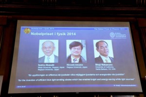 La Real Academia de las Ciencias de Suecia concedi hoy el Premio Nobel de Fsica 2014 a los japones