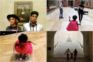 La semana pasada acudi al museo parisino con su familia