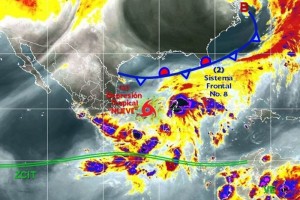 Se mantiene alerta por tormenta tropical en las costas del sureste debido a que el meteoro generar 