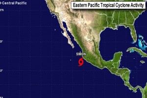 Una nueva tormenta tropical, llamada Simn, se form este jueves en el Pacfico