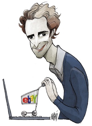 El joven que empuja el carro El joven que empuja el carro