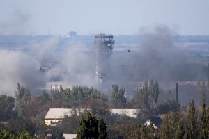 Los prorrusos han justificado su asalto con el argumento de que las fuerzas ucranianas disparan desd