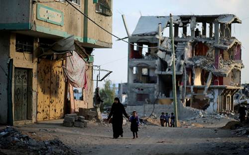 Gobiernos intentan restaurar la franja de Gaza
