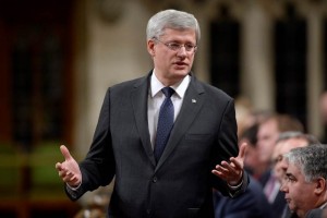 Harper sali de su escondite en el Parlamento hasta que miembros de la Real Polica montada de Canad