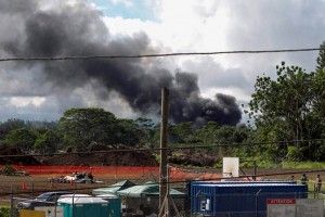 Las autoridades alertaron a los residentes de que deb�an estar preparados para ser evacuados en cual